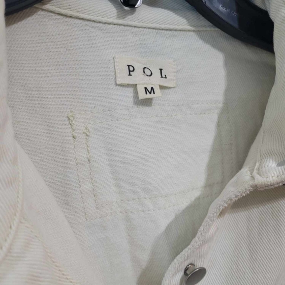 POL Distressed White Animal Print Jacket Size M - Picture 5 of 8